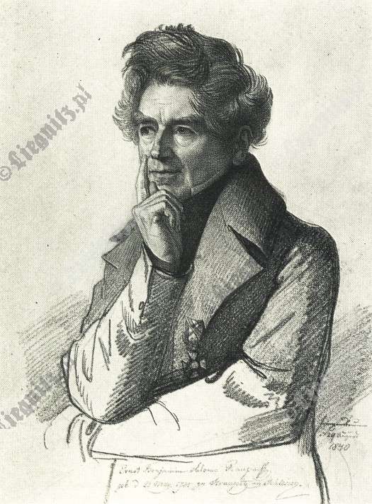 Portret Ernsta Raupacha autorstwa Carla Christiana Vogel von Vogelstein